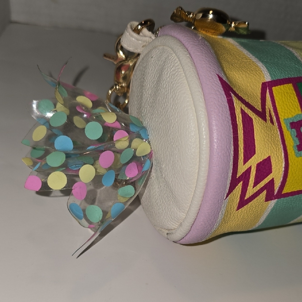 Betsey Johnson Smartie Pants Candy Roll Crossbody Bag - Picture 2 of 11